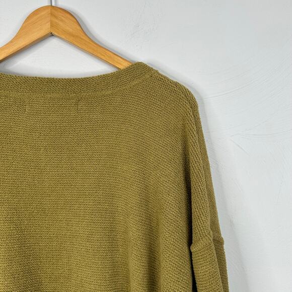 Free People Beach Knitted Oversized Tan Sweater - Picture 7 of 8